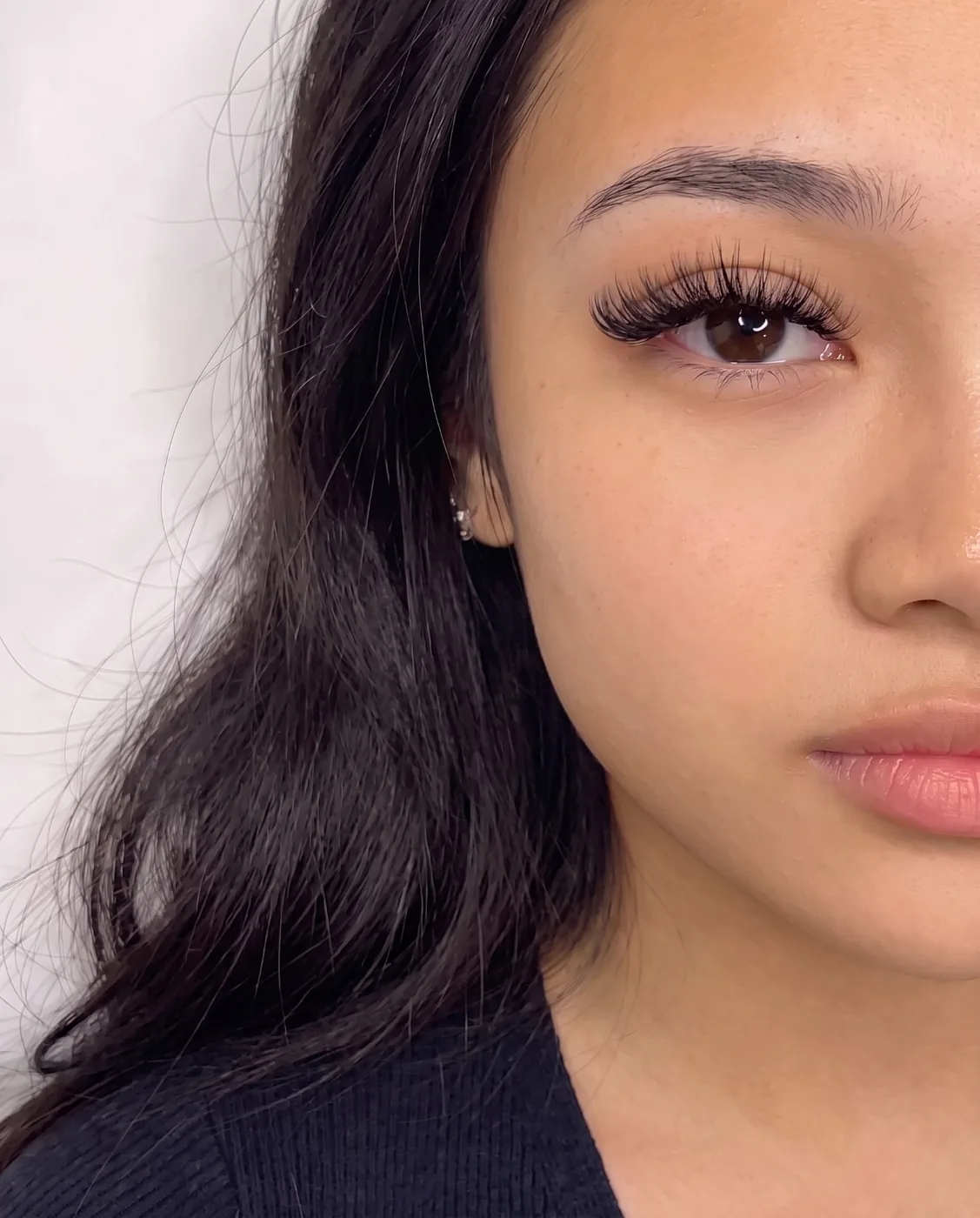 Natürlicher Wimpernkranz